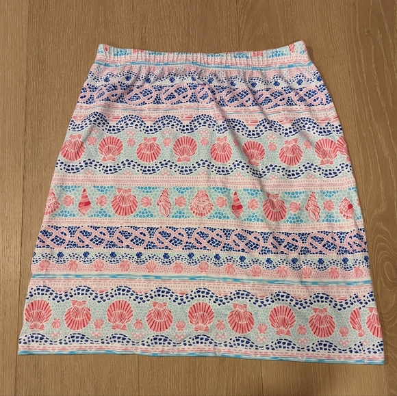 Colorful Sea Shell Patterned Women's Skirt - Picture 1 of 5